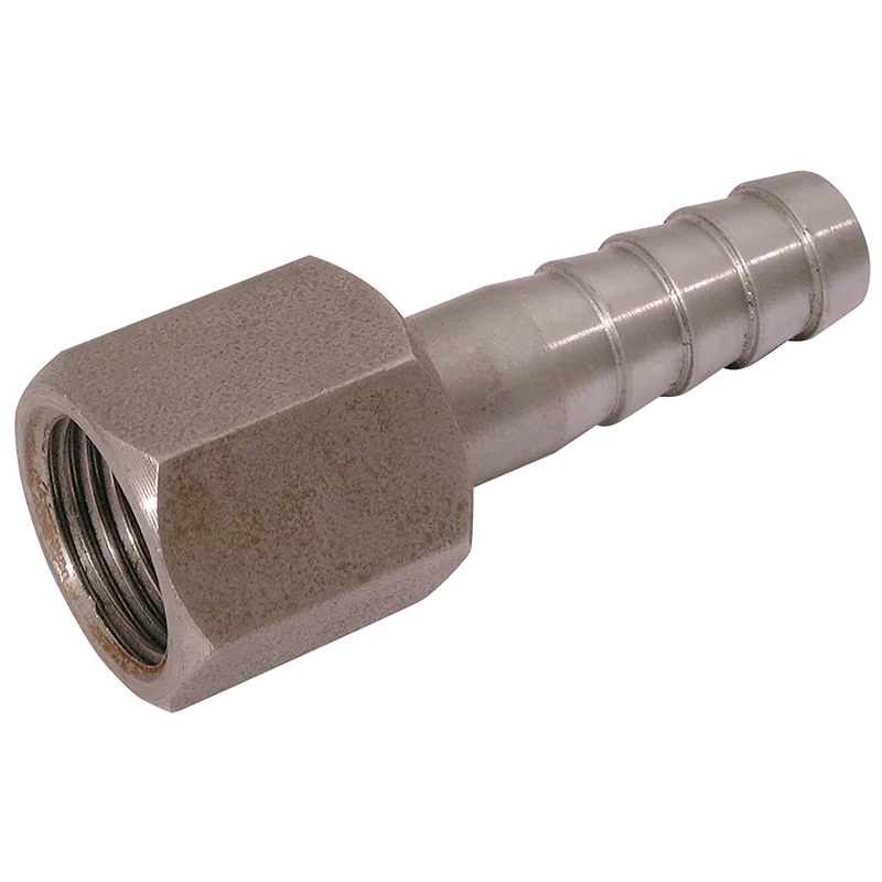 BSPP FEM NUT & TAIL C MILD STEEL