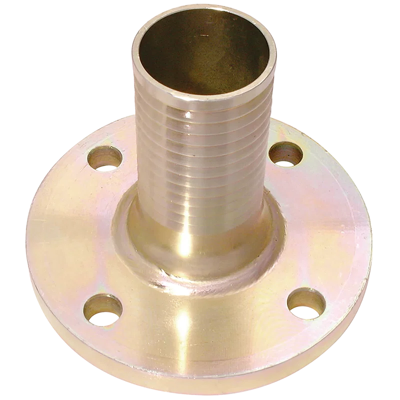 FLANGED HOSE SPIGOT E STAINLESS 2