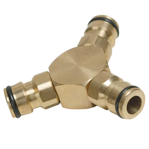 BRASS 3 WAY CONNECTOR