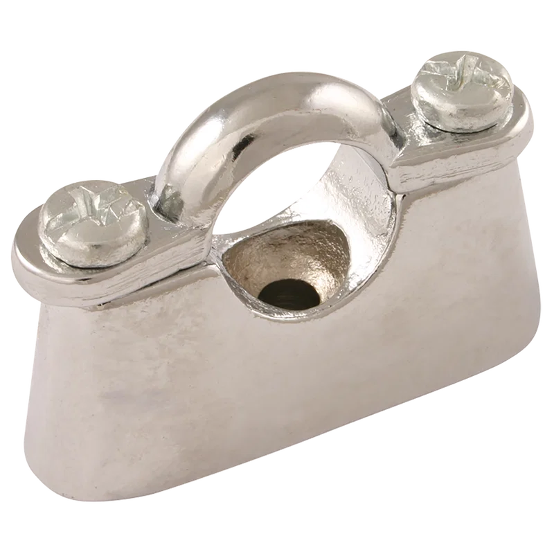 OD HOSPITAL PIPE CLIP CHROME PLATE
