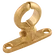 15MM OD PIPE CLIP WALL MOUNT BRASS