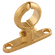 15MM OD PIPE CLIP WALL MOUNT BRASS