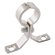 15MM OD PIPE CLIP SCREW-ON CHROME PLATE
