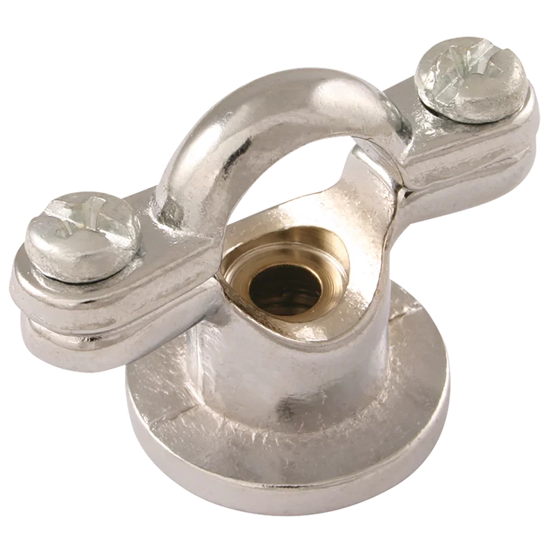OD DUAL PURPOSE PIPE CLIP CHROME