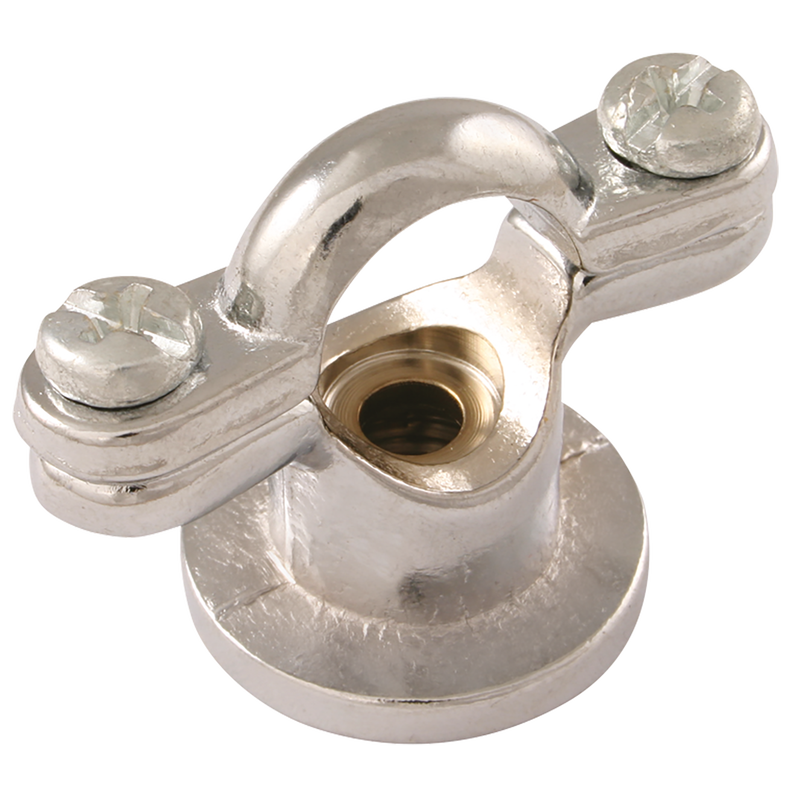 OD DUAL PURPOSE PIPE CLIP CHROME