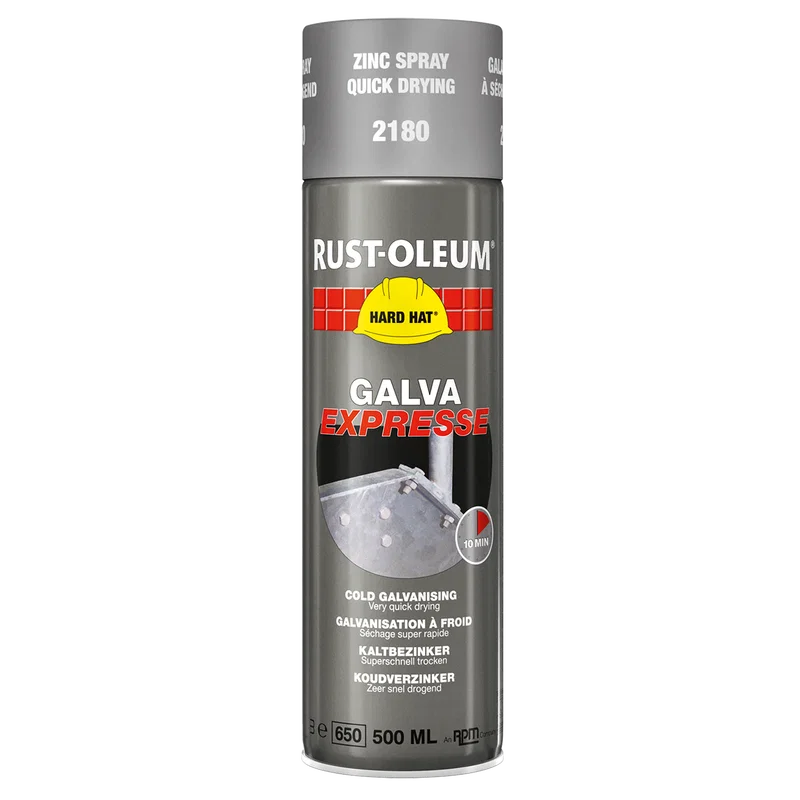 HARD HAT 500ML SPRAY ZINC PRIMER