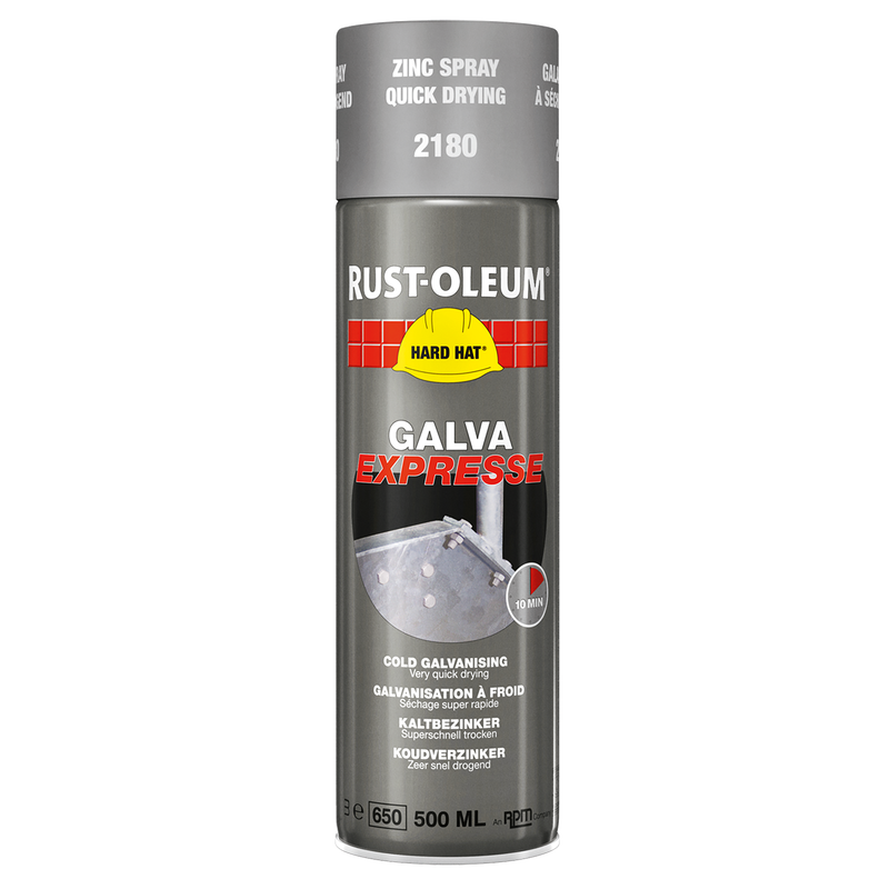 HARD HAT 500ML SPRAY ZINC PRIMER