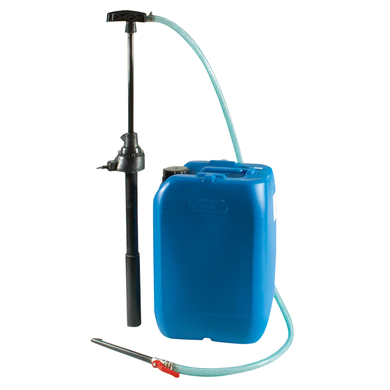 Gear oil hand pump for 20-25L c/w hose &
