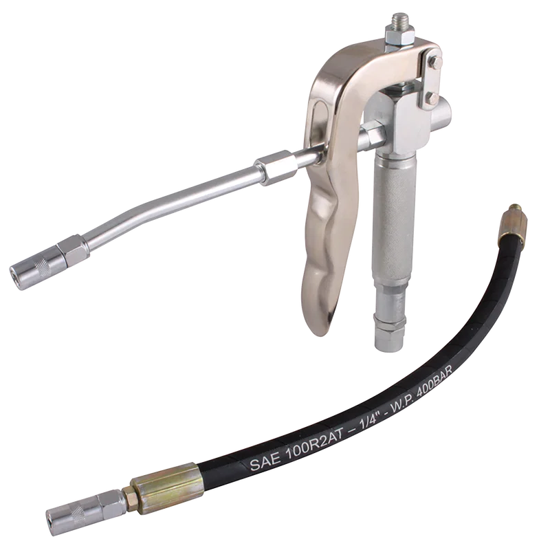 GREASE CONTROL GUN C/W STRAIGHT SWIVEL