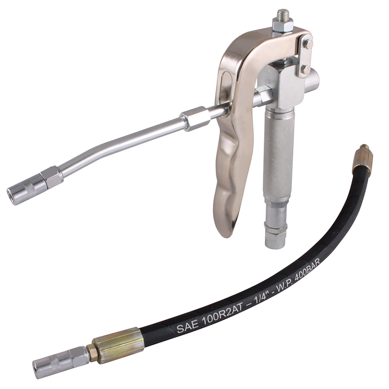 GREASE CONTROL GUN C/W STRAIGHT SWIVEL