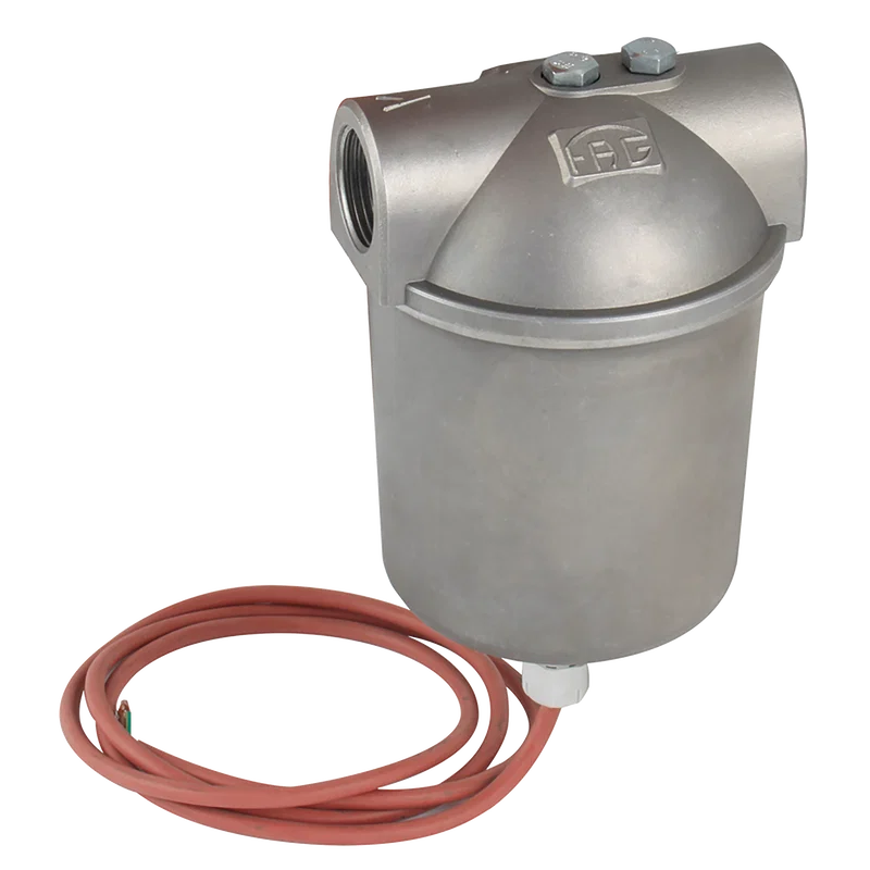 FILTER WITH HEATING ELEMENT