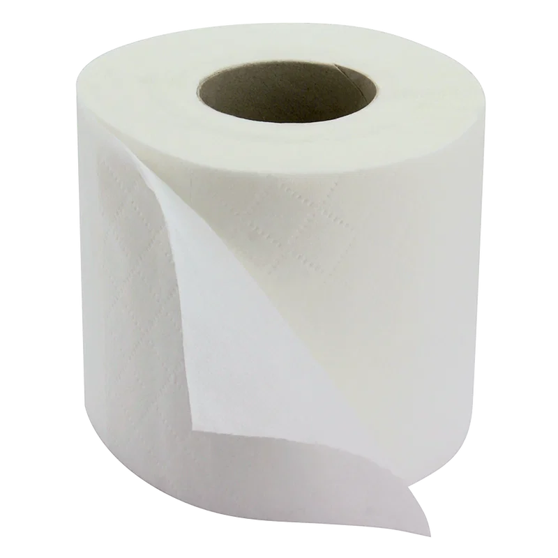 48  2 PLY WHITE TOILET ROLLS X 210 SHEET