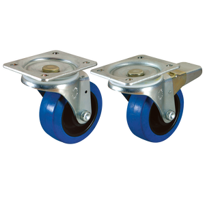 SWL BRAKE CASTOR PLATE FTG  RUBBER