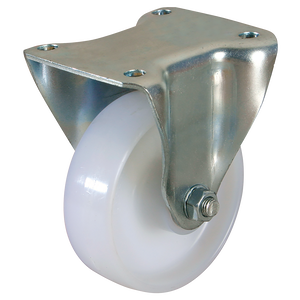 100MM FIXED CASTOR PLATE FTG  NYL
