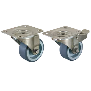 SWL CASTOR PLATE FTG. NYL POLY