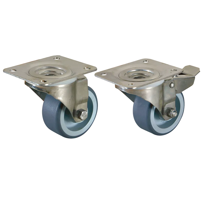 SWL CASTOR PLATE FTG. NYL POLY