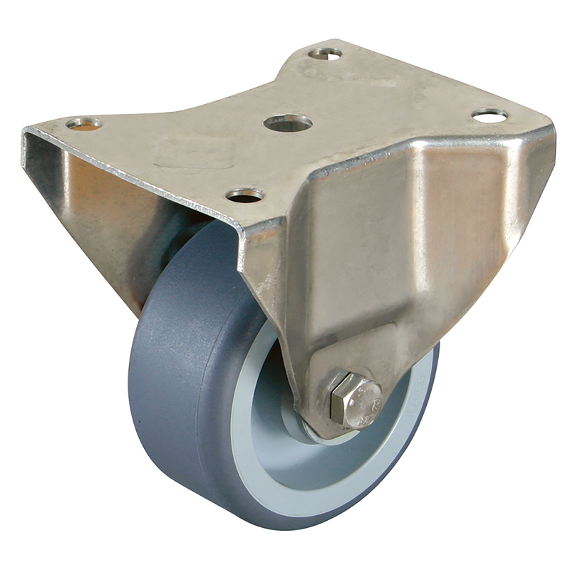 FIXED CASTOR PLATE FTG  NYL POLY