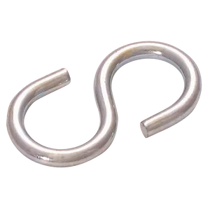 6X60MM 'S' HOOK ZINC PLATED