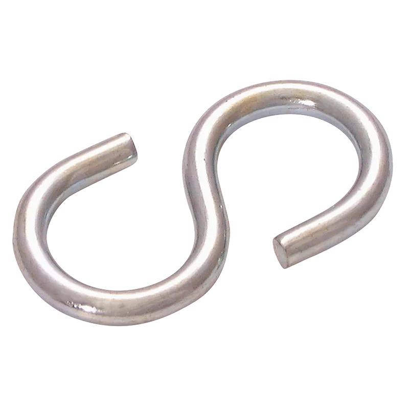 6X60MM 'S' HOOK ZINC PLATED