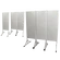 STAND SINGLE SPAN 1 SIDED LOUVRED PANEL