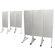STAND SINGLE SPAN 1 SIDED LOUVRED PANEL