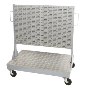 MOBILE STAND DBLE SIDED SHOP FLOOR TROLL