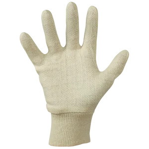JERSEY COTTON KNITWRIST GLOVES MENS