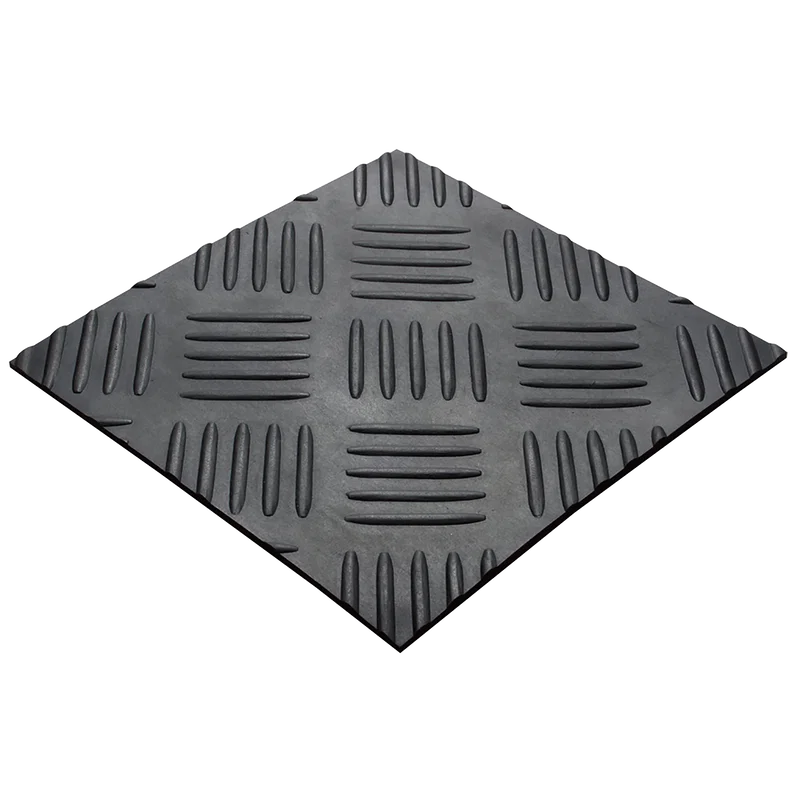 3MM X 1.2M X 2M 5 BAR CHEQUER PLATE MAT