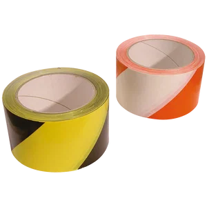 HAZARD WARNING TAPE BLK/YELL 60MM X 66M