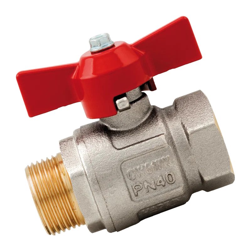 3/4 BSP M/FEM BALL VALVE T F/FLOW
