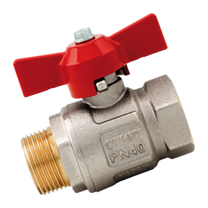 BSP M/FEM BALL VALVE T F/FLOW