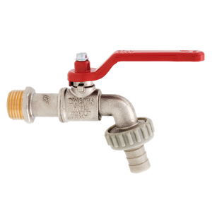 BSPP X HOSETAIL BIBCOCK VALVE