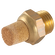 1/8 BSPP MALE SHORT SILENCER BRASS