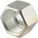25S SILVER COATED NUT