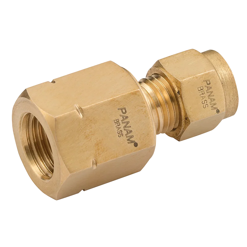 FEM CONN 8 OD 1/4 BSPT BRASS
