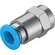 QSF-1/4-6-B PUSH IN FITTING