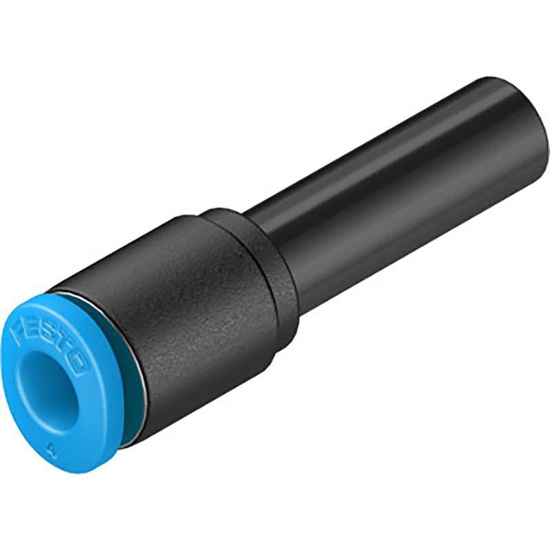 QSM-6H-4 RED TUBE X STEM STR PUSH IN