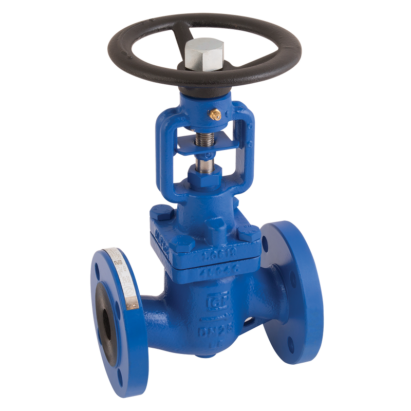 1 PN16/40 FLANGED CS GLOBE VALVE