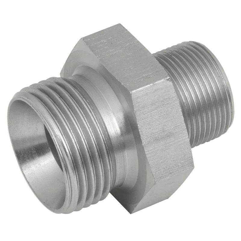 26X1.5MM MALE X 5/8 BSPP MALE STEEL