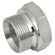 1.1/4BSPP X 1/4  BSPP M/F BUSH STEEL