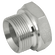 1.1/4BSPP X 1/4  BSPP M/F BUSH STEEL