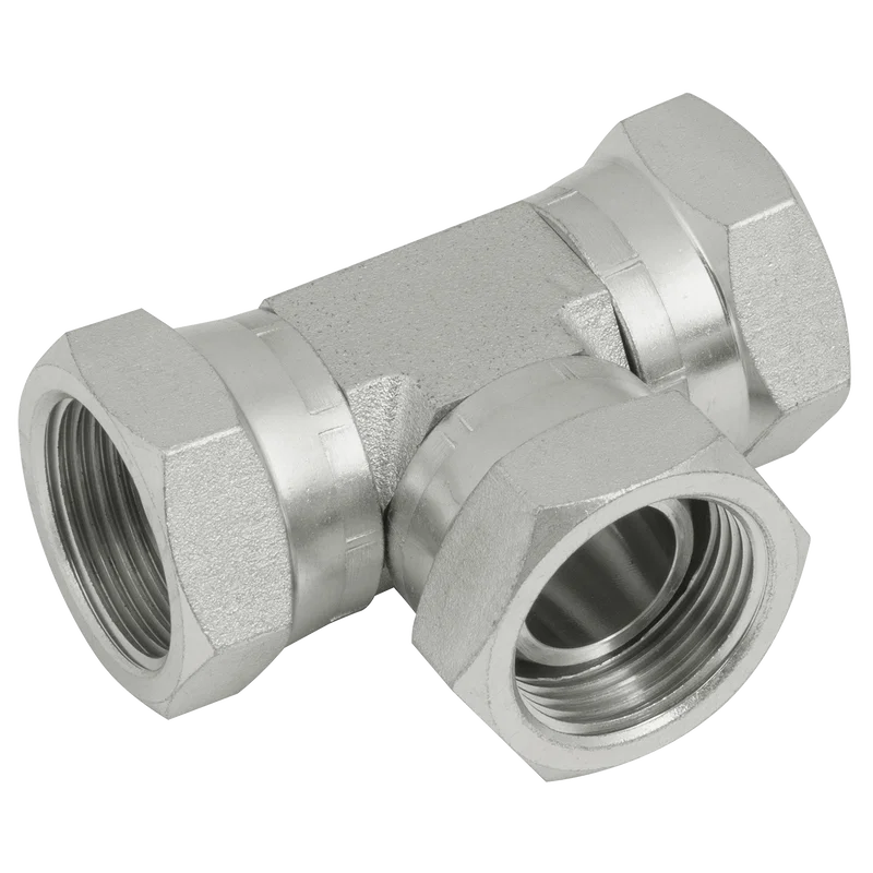 BSPP FEMALE SWIVEL EQUAL TEE