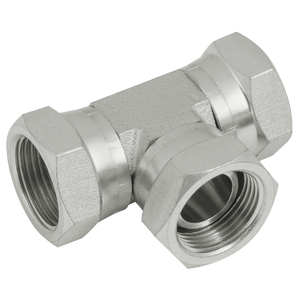 BSPP FEMALE SWIVEL EQUAL TEE