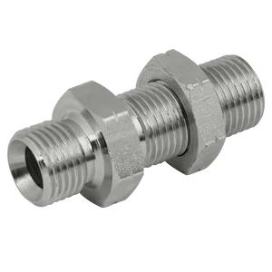 MALE BULKHEAD & LOCKNUT STEEL
