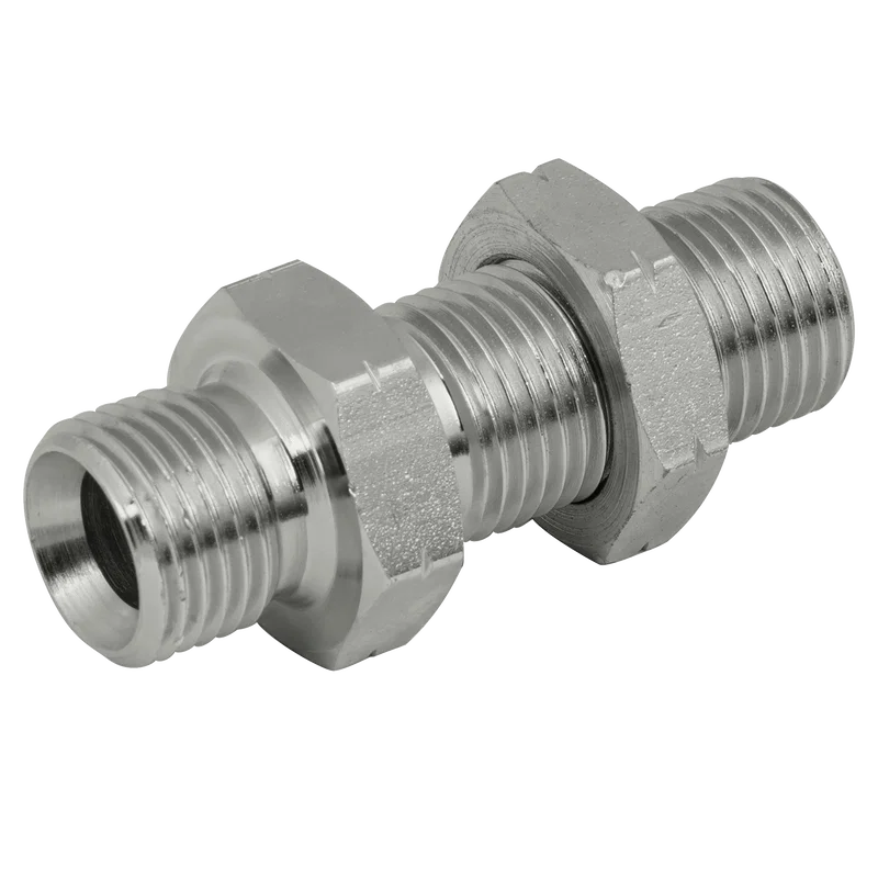 MALE BULKHEAD & LOCKNUT STEEL