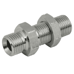 MALE BULKHEAD & LOCKNUT STEEL