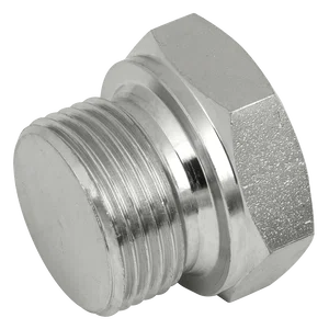 BSPP MALE SOLID PLUG STEEL