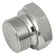 1/8 BSPP MALE SOLID PLUG STEEL