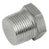 1/8 BSPT MALE SOLID PLUG STEEL