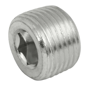 NPTF HEX SOCKET STEEL PLUG